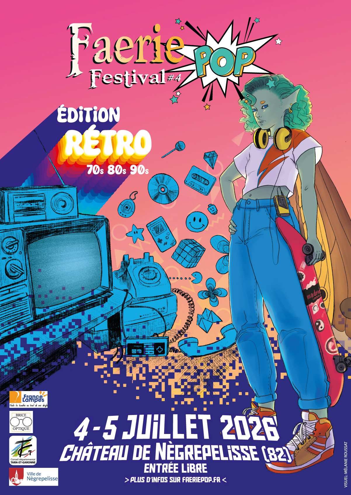 Affiche officiel du FaeriePop festival 2026