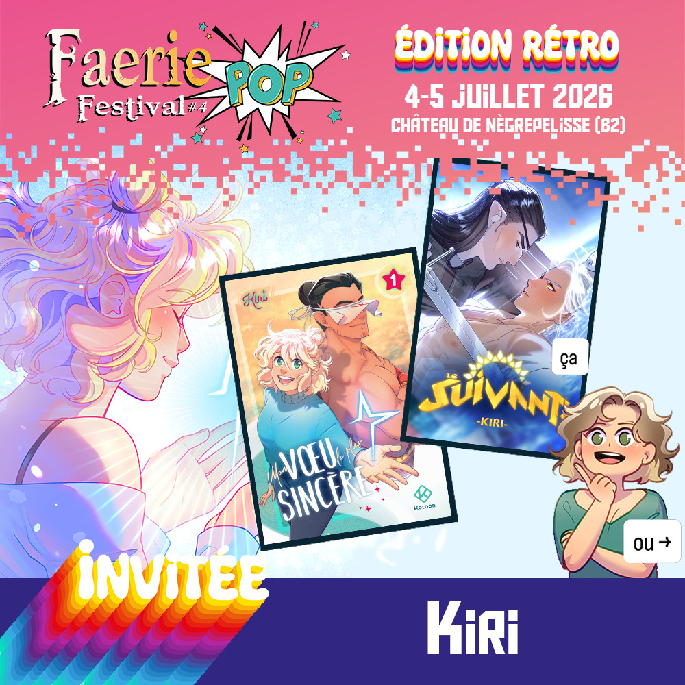 Kiri, dessinatrice de webtoon invitée du FaeriePop Festival 2026 à Nègrepelisse