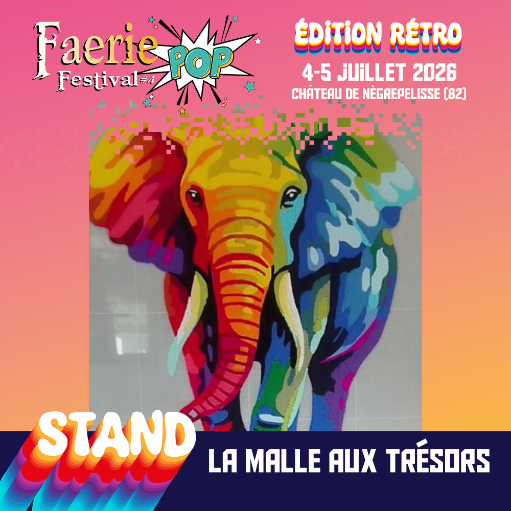 La Malle aux Trésors créatrice de tapis tufting au FaeriePop Festival 2026