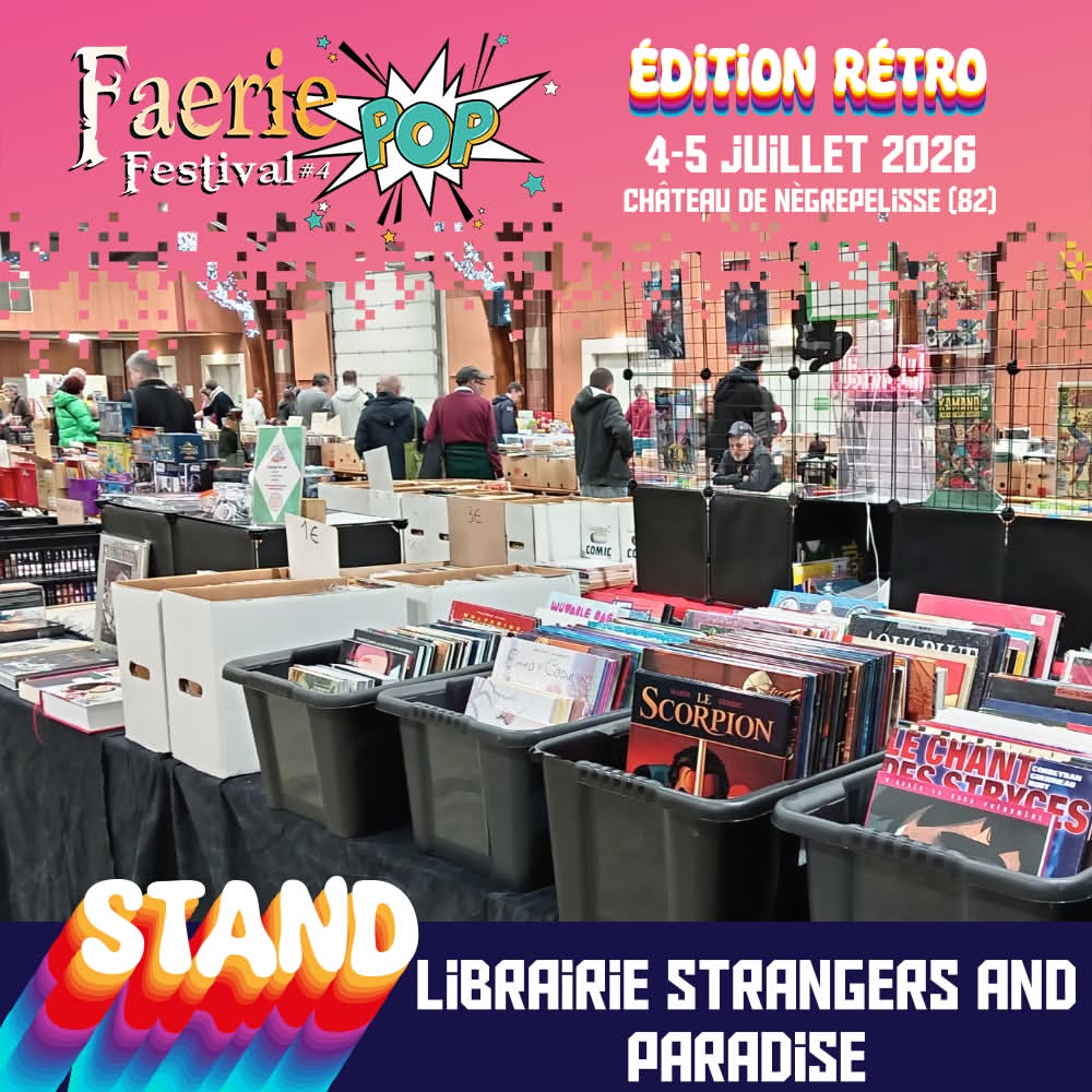 Librairie Strangers and Paradise au FaeriePop Festival 2026